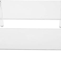 Acrylic Display Stand Riser for Jewelry Models Toys Storage, Stand (Color : 2 Tiers Widh 27X15Cm-image-88