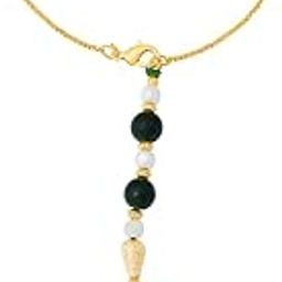 Gold Plated Infinite Shape Lumba Rakhi for Bhabhi (RAL1100682G)-26