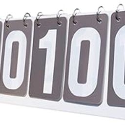 Enakshi (LABEL) Creations Sports Scoreboard Tabletop Score Flipper for Football Table Tennis Badminton Gray-picture-11