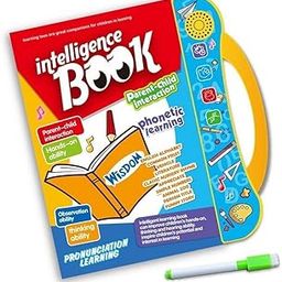 Generic Interactive Educational Learning Book, Sound-Enabled, Phonetic Learning with Parent-Child Activities, Ages 3-8 Years, Multicolour-15