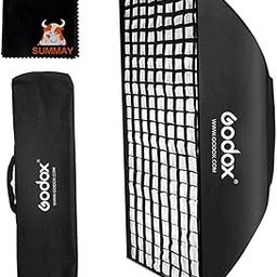 GODOX FotoStudio Softbox GODOX Speedlite Softbox 60x90 Rectangular Softbox Photography Light with Grid Bowens for Portrait Product Photography Studio Flash (SB-FW6090) (SUSBFW60x90)-image-59