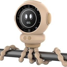 Baby Stroller Fan with 360° Adjustable Head, Rechargeable Battery, and Quiet Operation – Portable Clip-On Fan for Strollers, Car Seats, and Cribs – Ultra-Safe, Durable, and High-Tech Cooling Solution-image-43