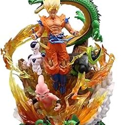 Realmkart Goku Action Figure Dragon Ball Z Action Figures Goku Super Saiyan Anime Action Figures Legendary Dragon Ball Z Action Figure for Anime Gift,Office Table,Study Table. Home Decor-image-52
