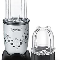 Prestige Nutri-Mix 2.0, 350W Mixer Grinder with 2 Multipurpose Jars | Compact Design | Dual Safety Interlock System | Extra Lids for Storage | Black & Grey-29