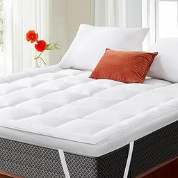 AVI Soft 5D Spiral 2500 GSM Microfiber Mattress Topper King Size Bed, Extra Thick Cooling Mattress Padding for Back Pain, Cotton Top & Bottom with Elastic Bands, White, 72x78 Inches-image-47