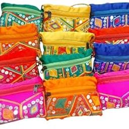 BB set of 12 gujrati print colourful bags for kanya pujan gift/birthday return gift/best gifts for kanjak puja/dandiya small purse for girls/navratri gift for girl/pack of 12/dandiya theme gift-image-35