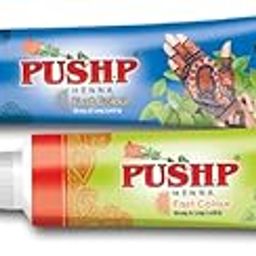 Pushp Henna Fast Cone Tube Combo Red & Black (Pack of 10+10) Mehandi Tube | Fast Mehandi Tube | Henna Tube Black | Red Fast Tube | Fast Tube Black-image-2