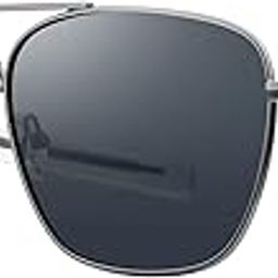 karsaer Mens Aviator Sunglasses Polarized Military Pilot Frame with Bayonet Temples E1085-picture-29