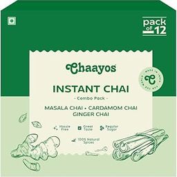 Chaayos Instant Tea Premix Combo (Masala, Cardamom & Ginger Tea)-25