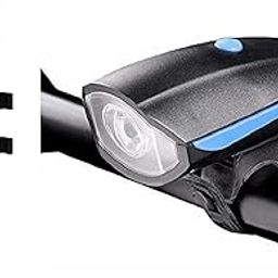ABC AMOL BICYCLE COMPONENTS 2-in-1 Rechargeable Cycle Front & Rear Light and with Horn Waterproof Cycle Light (Multicolor)-picture-3