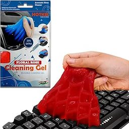 HOTKEI Rose Scented Multipurpose Car Interior Ac Vent Keyboard Laptop Dust Cleaning Cleaner Kit Slime Gel Jelly for Car Dashboard Keyboard Computer Electronics Gadgets-image-31