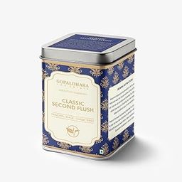 Gopaldhara Darjeeling Classic Second Flush Black Tea 100g Tin Can - (Classic Series) FTGFOP1 Whole Leaf Black Tea from the Highest Elevation 7000 Feet-image-47