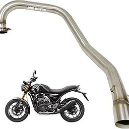 Dhe Best Bike Modified Stainless Steel Exhaust Pipe Muffler Middle Bend Pipe Suitable For Triumph Speed 400-27