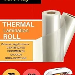 True-Ally Thermal Lamination Sheet roll 12 inch x 20 mtrs, 70 microns, A3 Size Compatible Ultra Clear Technology-image-71