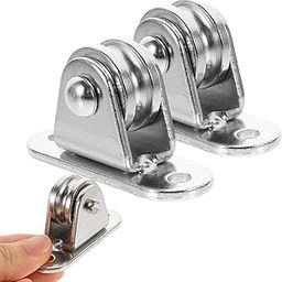 2 Pcs Pulley Set – Fixed Pulley for Lifting & Pulley System Integration, Pulley Wheel for Home Gym, Exercise, and DIY Projects, Gym Pulley Wheel with Smooth Operation for Multiple Applications-image-26