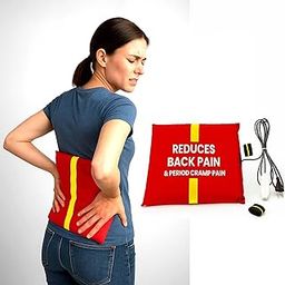 Reusable Electric Heating Pad – Pain Relief for Back, Abdomen, Period Cramps & Muscle Aches-image-86