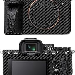 Capes India Camera Skin Cover Compatible with Sony A7 IV | Anti Scratch | Protective Film (Design - Carbon Fibre Black)-picture-5