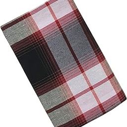 Oasis Cotton Open Ended Free Size Ready to Wear BAHUBALI CHECK Lungi - Pack of 1 (RED)-41