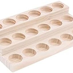 Enakshi® 2xWooden Essential Oil Holder Display Storage Rack Tray Organizer 18 Slots|Health & Beauty | Natural & Alternative Remedies | Aromatherapy-image-71