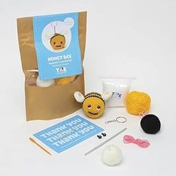 TOK THE ORIGINAL KNIT Beginner's Crochet Kit- Honey Bee - Yellow & Black-image-88
