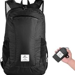 ELBME® Ultra-Light Portable Outdoor Waterproof Bag Travel Double Shoulder Foldable Backpack | Black | 18L-image-76