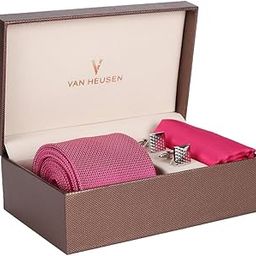 Men Pink Party Tie and Pocket Square-image-6