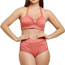 Women High-Waisted Padded Bikini Set-image-41