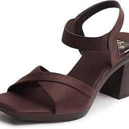 Women's Elegant Heels | Block Heel Sandals with Stretchable Straps | Lightweight & Durable | Comfortable Cushioned Sole Heels For Girls & Women-image-73