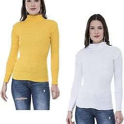 Women's Woollen Warm Full Sleeves High Neck/Inner/Skivvy-image-42