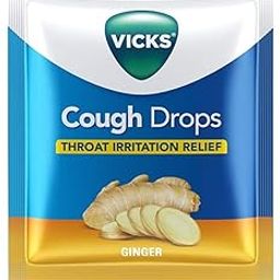 Vicks Cough Drops Bags Ginger 2g (20 Count) - Pack of 5-image-83