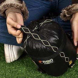 RhinoKraft Rockstar ! The Smallest Sleeping Bag for Men for Bikers, Hikers and Trip Lovers for Camping Activities for All 3 Season ! Light Weight-image-83