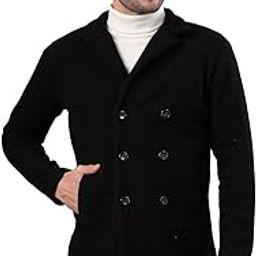 rigo Cotton Polar Fleece Solid Overcoat for Men | Regular Fit Lapel Collar Long Jacket Overcoat | Winter Wear Men's Long Overcoat-picture-18