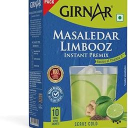 Girnar Masaledar Limbooz, Lemongrass, Cumin, Ginger, Instant (10 Sachets)-16