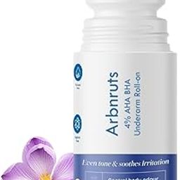 4% Aha Bha Underarm Roll On 50ml | 2% Lactic Acid, 1% Mandelic Acid, 1% Salicylic Acid | Controls Odour & Reduces Pigmentation | 0% Alcohol & 0% Aluminium | Flora Fragrance-8
