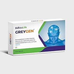 BIOTICSLIFE Greygen, Phytoactive Formula For Enhanced Memory & Sharp Thinking. Grape Seed Extract & Green Tea Extract. Pack of 30 Tablets (Nutraceutical).-image-49