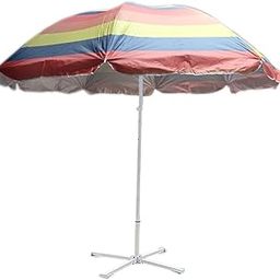 FunSiper Garden Umbrella With Stand Outdoor Big Size Heavy Duty Garden Umbrella (42In) Patio Garden Outdoor Umbrella (42in) (Multicolor)-image-39