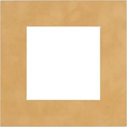 CountryArtHouse Beige Suede Acid Free 12x12 Square Picture Frame Mat with White Core Bevel Cut for 8x8 Pictures - Fits 12x12 Frame - Pack of 1 Matboard Show Kit with Acid Free Backing & Clear Bag-image-57