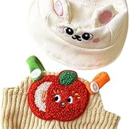 CALANDIS™ Doll Pants Clothes Doll Accessories Clothing Dress up Clothing Doll Outifits fruit hat set-image-96