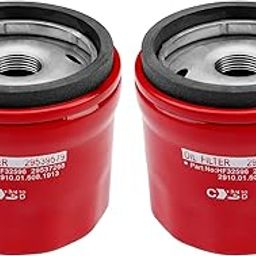 Oil Filter 2 Pack Compatible With Allison 1000 2000 2400 Transmissions, 6.6L Duramax Diesel Engine, 01-19 Chevy Silverado/GMC Sierra 2500HD, 03-09 Kodiak/GMC Topkick C4500 C5500, Replace#29539579-image-51