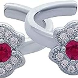 Floral Ruby Diamond Toe Ring Toe Ring Chandi Bichiya Leg Finger Ring for Women and Girls with Certificate Of Authenticity and 925 Sterling Silver Stamp Certified Pure Silver Adjustable-image-11