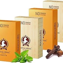ROYAL SWAG Ayurvedic Herbal Nicotine Free Cigarettes(100% Tobacco-Free 100% Nicotine-Free) Frutta, Clove Flavoured | Smoking Cessation(Pack Of 40)-image-30