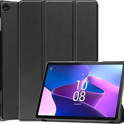ProElite Sleek Smart Flip Case Cover for Lenovo Tab M10 FHD 3rd Gen 10.1 inch, Black-19