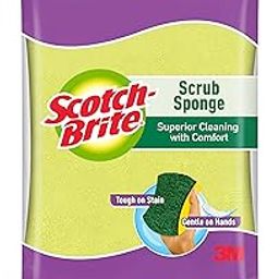 Scotch-Brite Scrub Sponge Ideal for dishwash liquid ( 8cm X 5cm)-27
