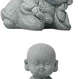 MERISHOPP 2pcs Classic Buddha Statue Resin Collectible Crafts for Desktop Outdoor Car|Home & Garden|Yard, Garden & Outdoor Living|Garden D?©cor|Statues & Lawn Ornaments-image-20