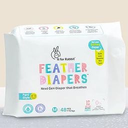 R for Rabbit Medium m Size Premium Feather Diaper for Baby 7 to 12 kgs (48 Pack Offer)-22