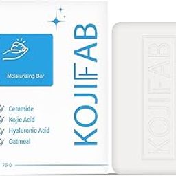 Kojifab Skin Brightening Soap with Kojic Acid, Ceramides & Hyaluronic Acid | For Soft, Smooth, Glowing Skin (75gm) Pack 1-image-61