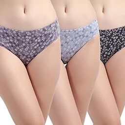 fabura Multicolour Floral Print Hipster Panty Combo Pack of 3 for Women-picture-48