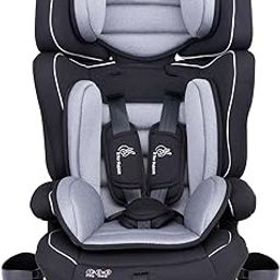 R for Rabbit Jumping Jack Grand Baby Car Seat of 9 Months to 12 Years Age Innovative ECE R44/04 Safety Certified Growing Car Seat for Kids (Black Grey)-43