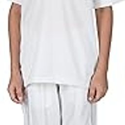 Vector X Striker Boys/Kids Half Sleeve Cricket Jersey Dress (T-Shirt & Pant) (White)-picture-19
