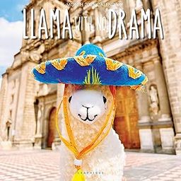 Llama With No Drama 12 x 12 Wall Calendar-image-50
